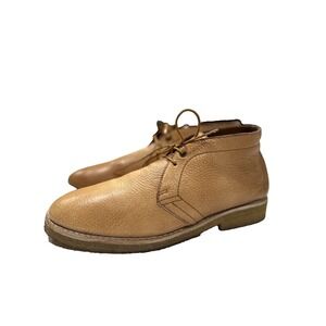 TAFT Leather Chukka Boots Tan Brown Mens EU 39 US 6 Handmade in Spain Crepe Sole